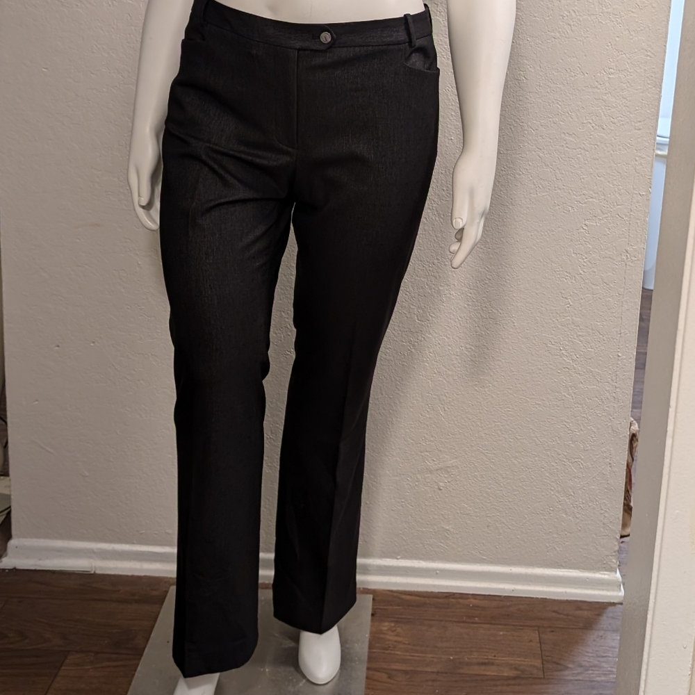 Calvin Klein Black White Blend Wide Leg Pants 14
